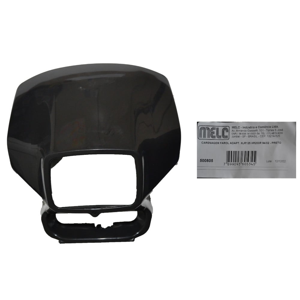 CARENAGEM FAROL PRETO XLR 125 XR200 00/01