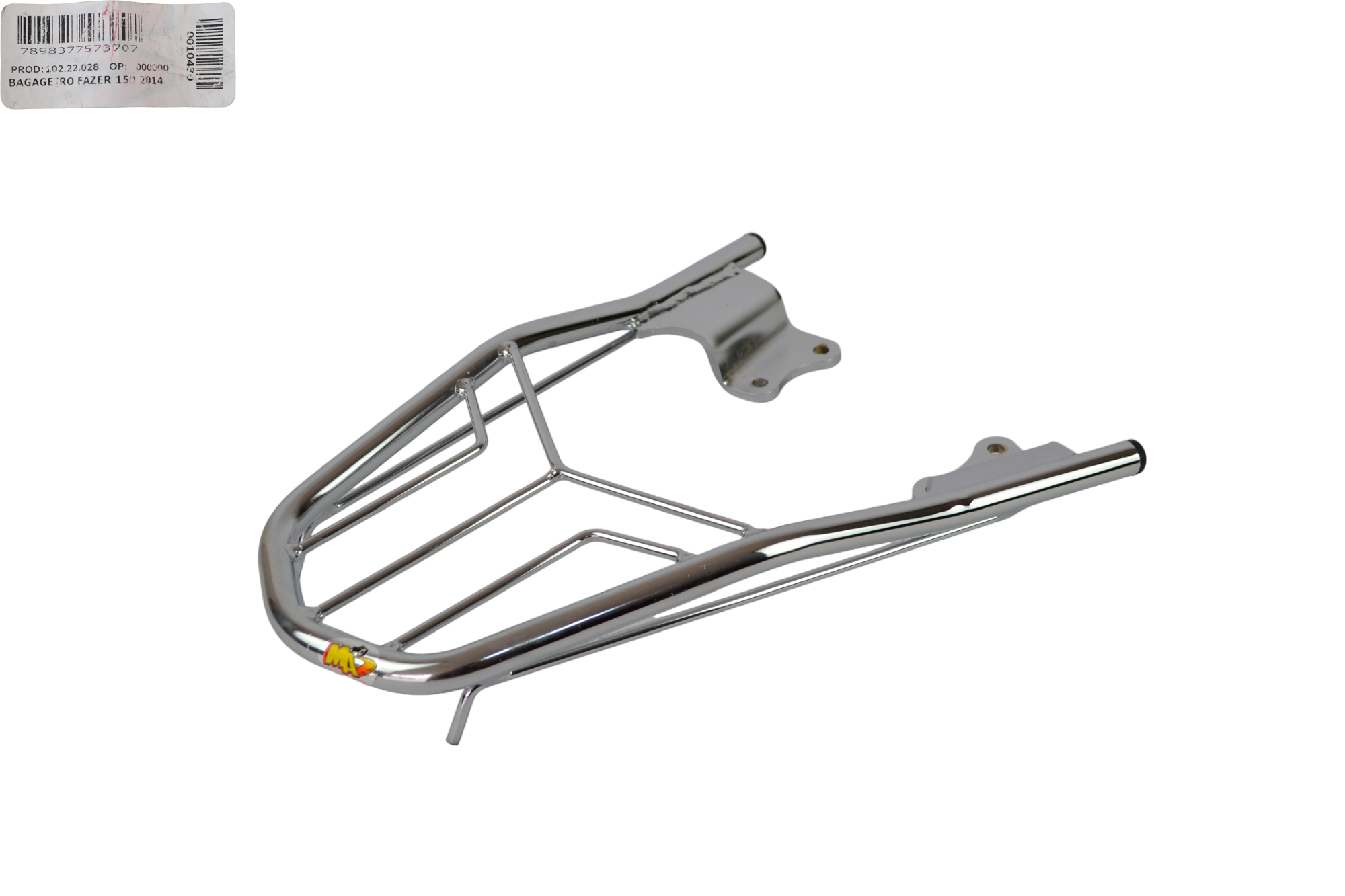 BAGAGEIRO CROM FAZER 150 TUBO
