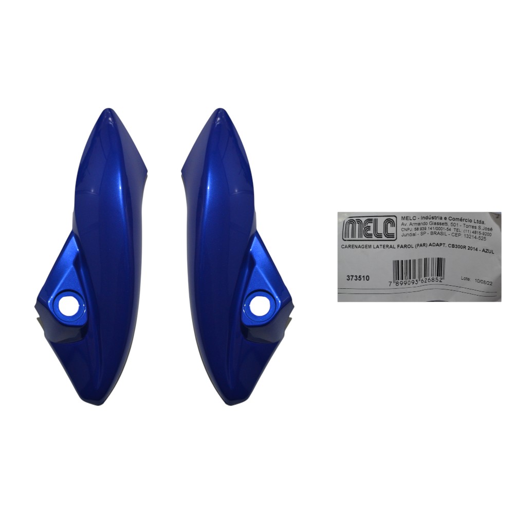 CARENAGEM LAT FAROL AZUL CB300R/14