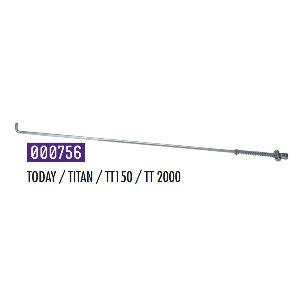 VARETA FREIO COMPL TITAN 150/ TODAY/2000