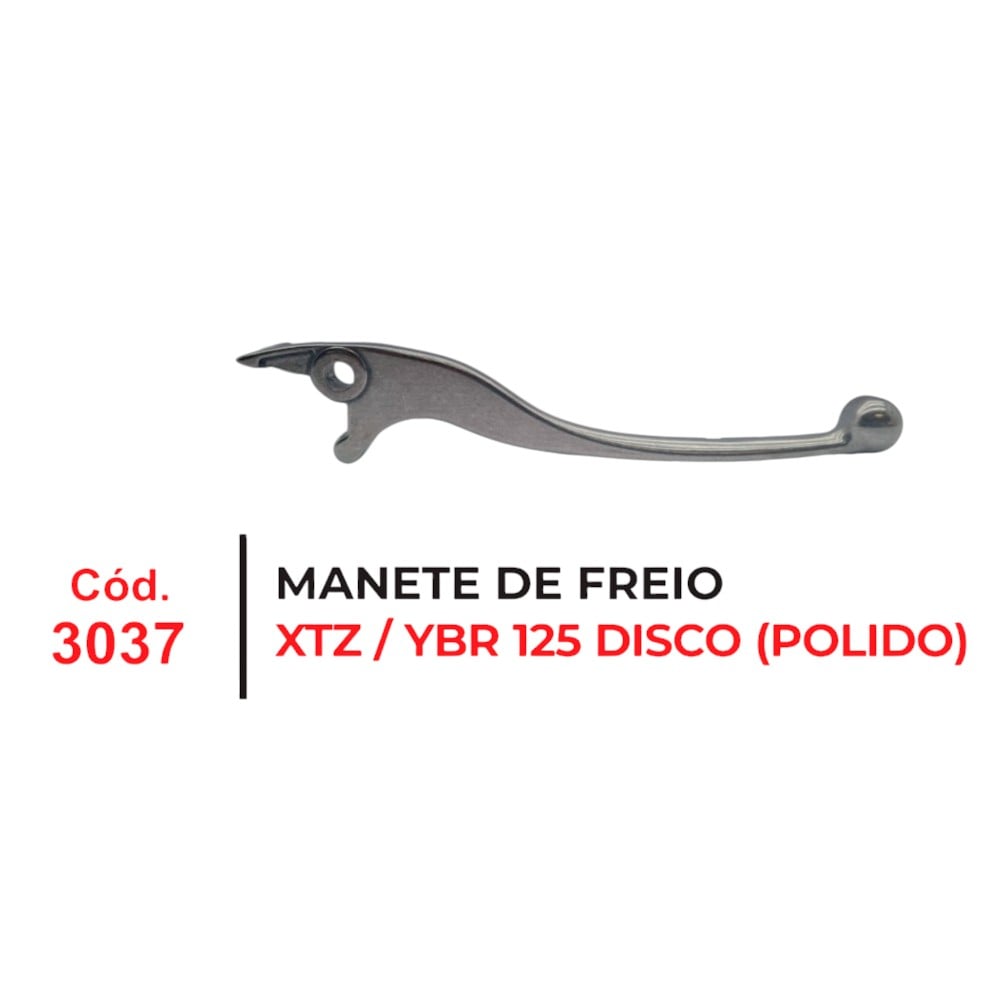 MANETE FREIO XTZ125 POLIDO DISCO