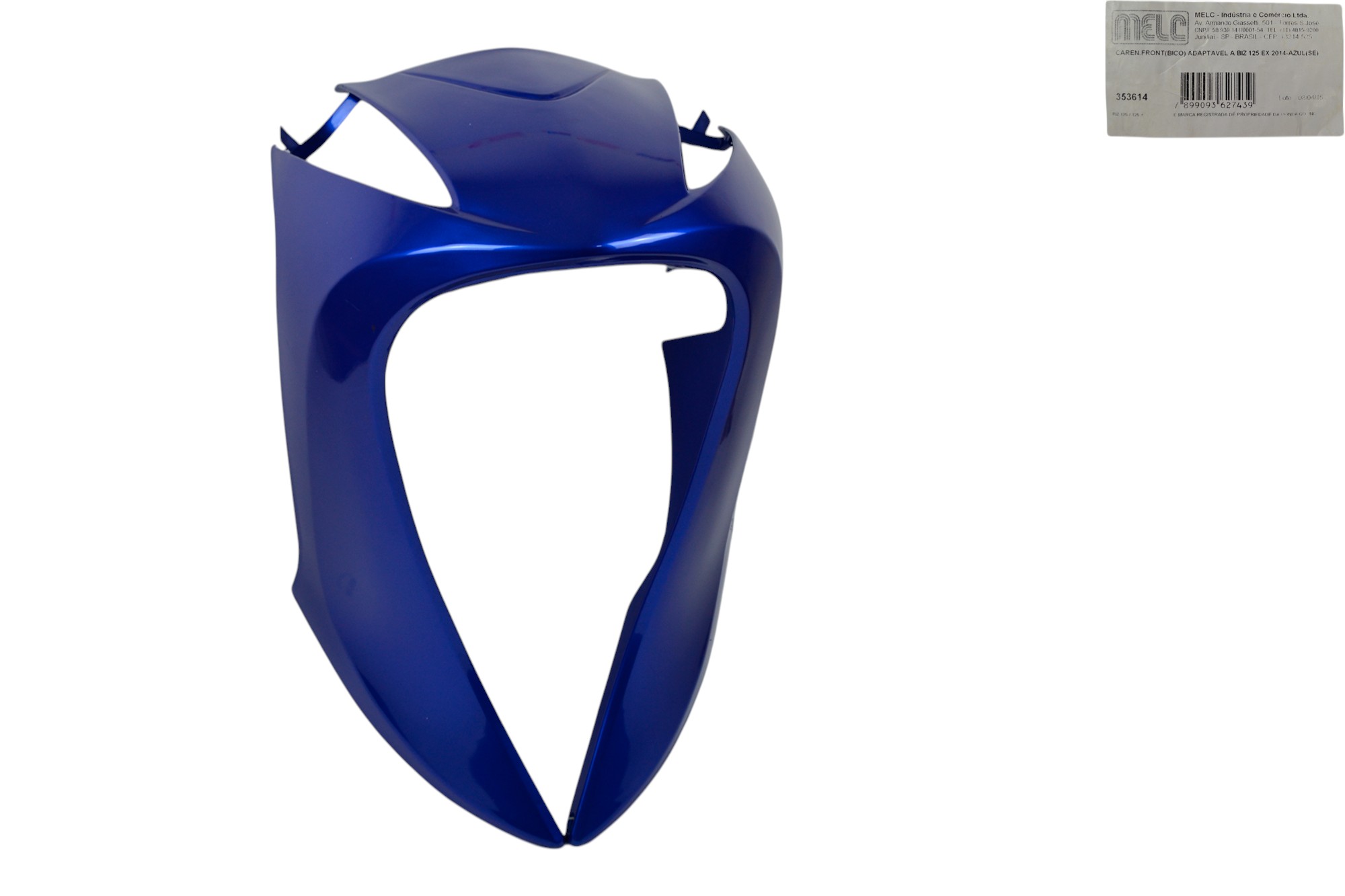 CARENAGEM FRONTAL AZUL BIZ 125 EX 14/17