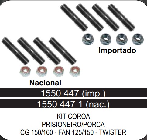 PRISIONEIRO COROA TITAN 150/FAN 125 /09