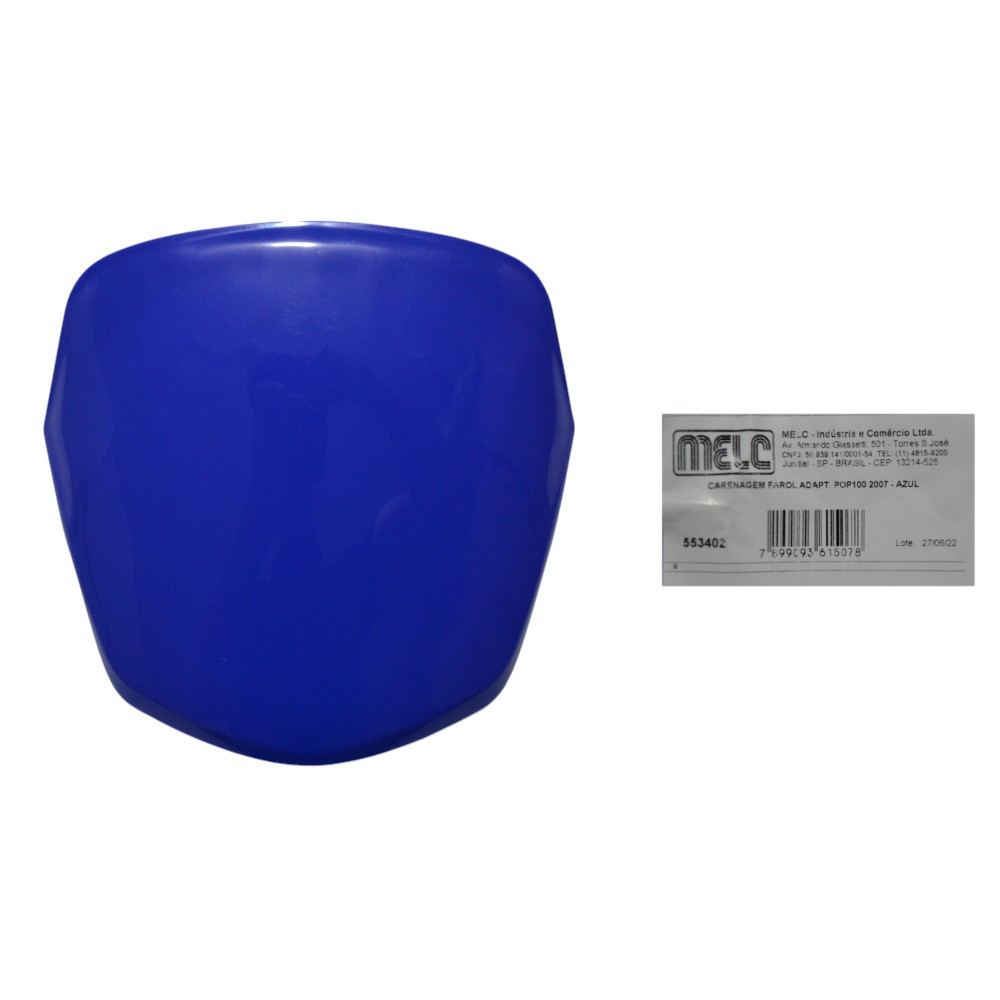 CARENAGEM FAROL AZUL POP 100 07