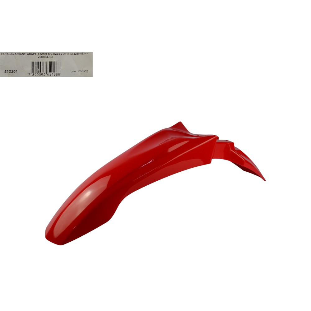PARALAMA D. VERMELHO XTZ 125 K/E 02/04