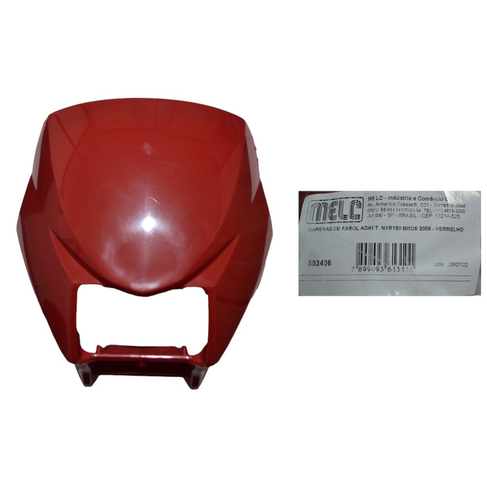 CARENAGEM FAROL VERMELHO BROS 150 06