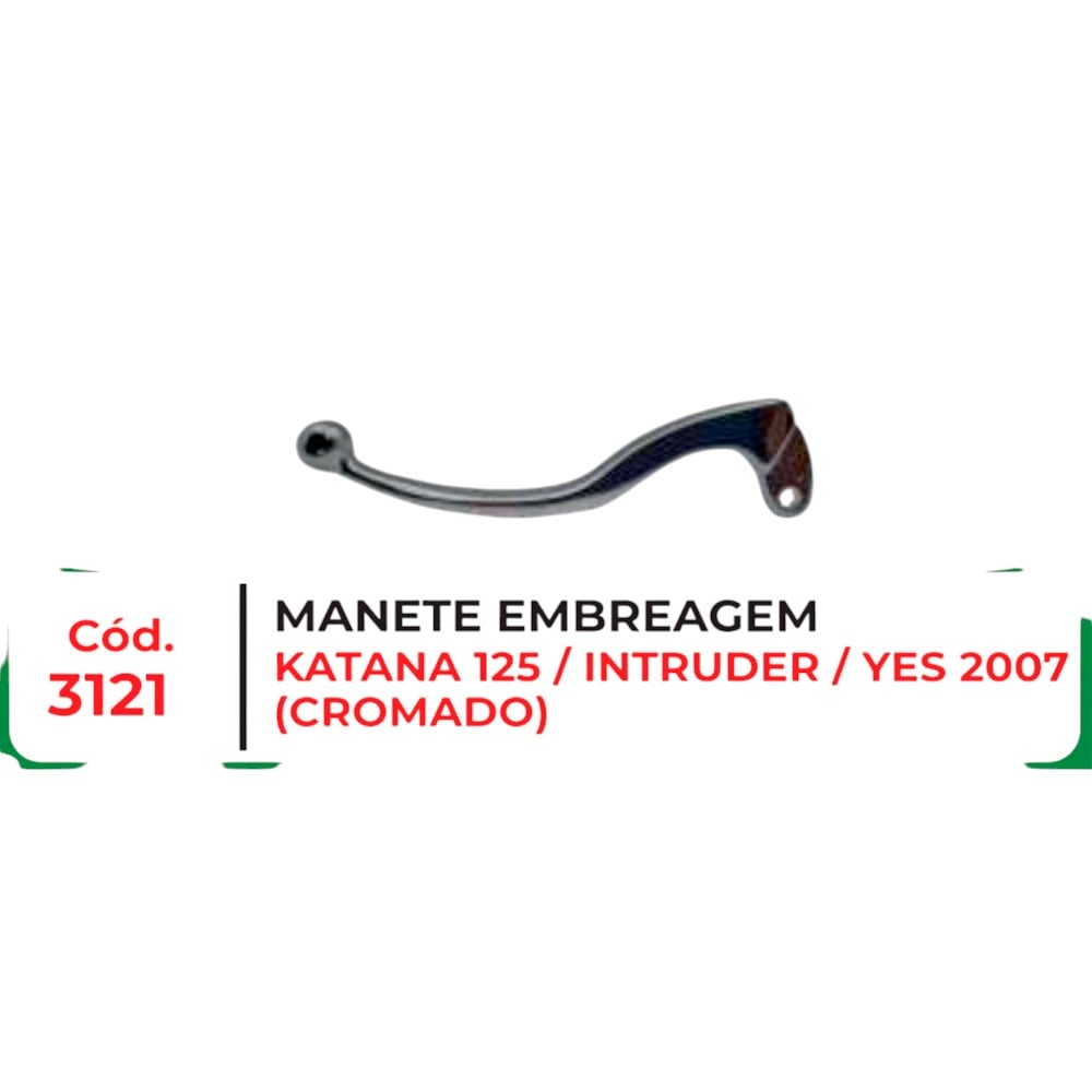 ALAVANCA EMBREAGEM KATANA/YES 125 CROMADA