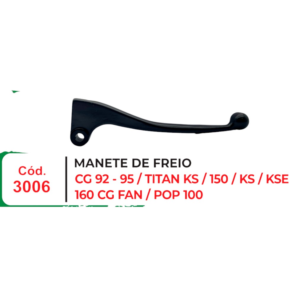 MANETE FREIO TITAN KS/150KS KSE FAN CG