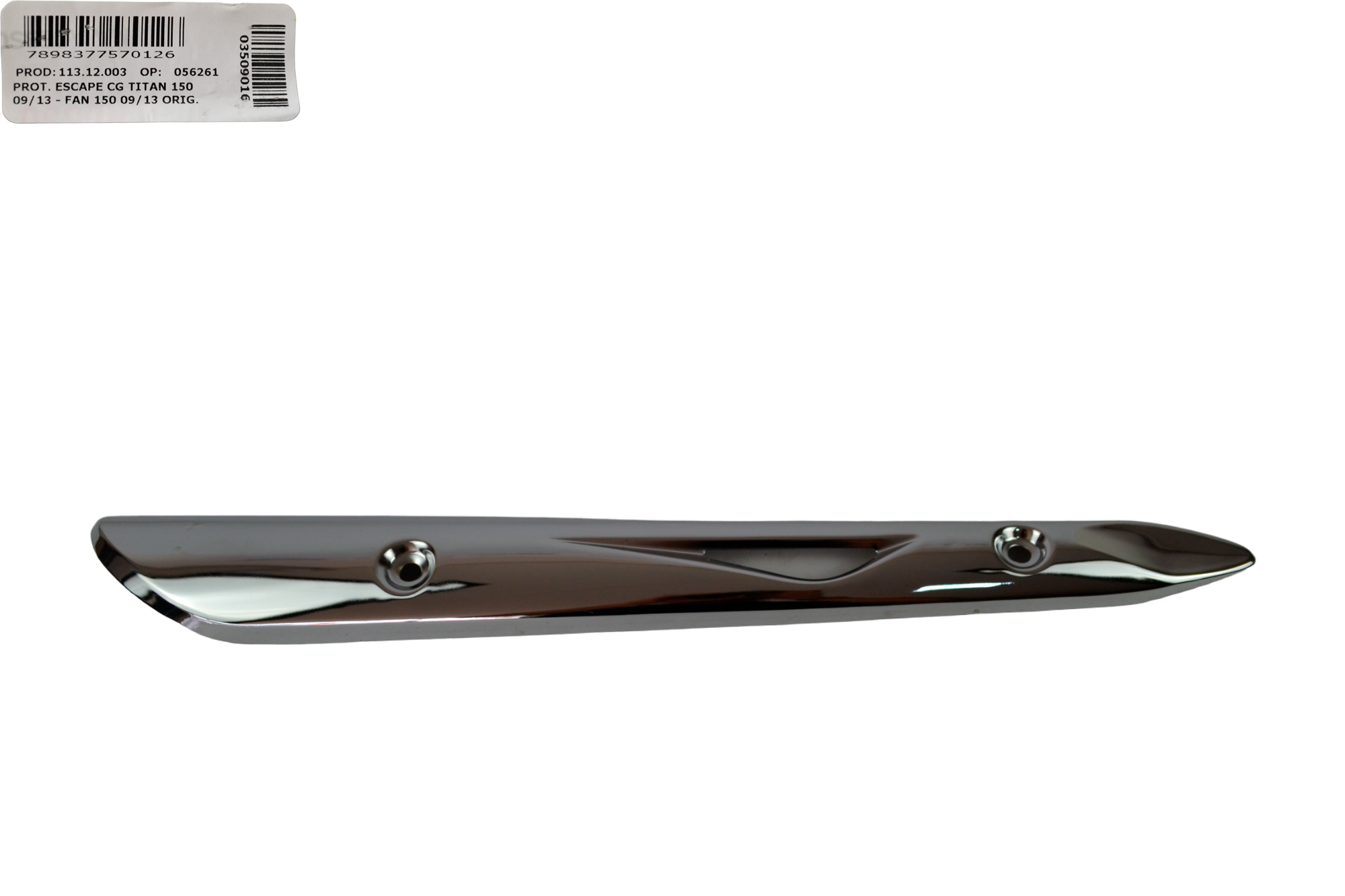 PROTETOR P/ESCAPAMENTO CROM TITAN 150 09