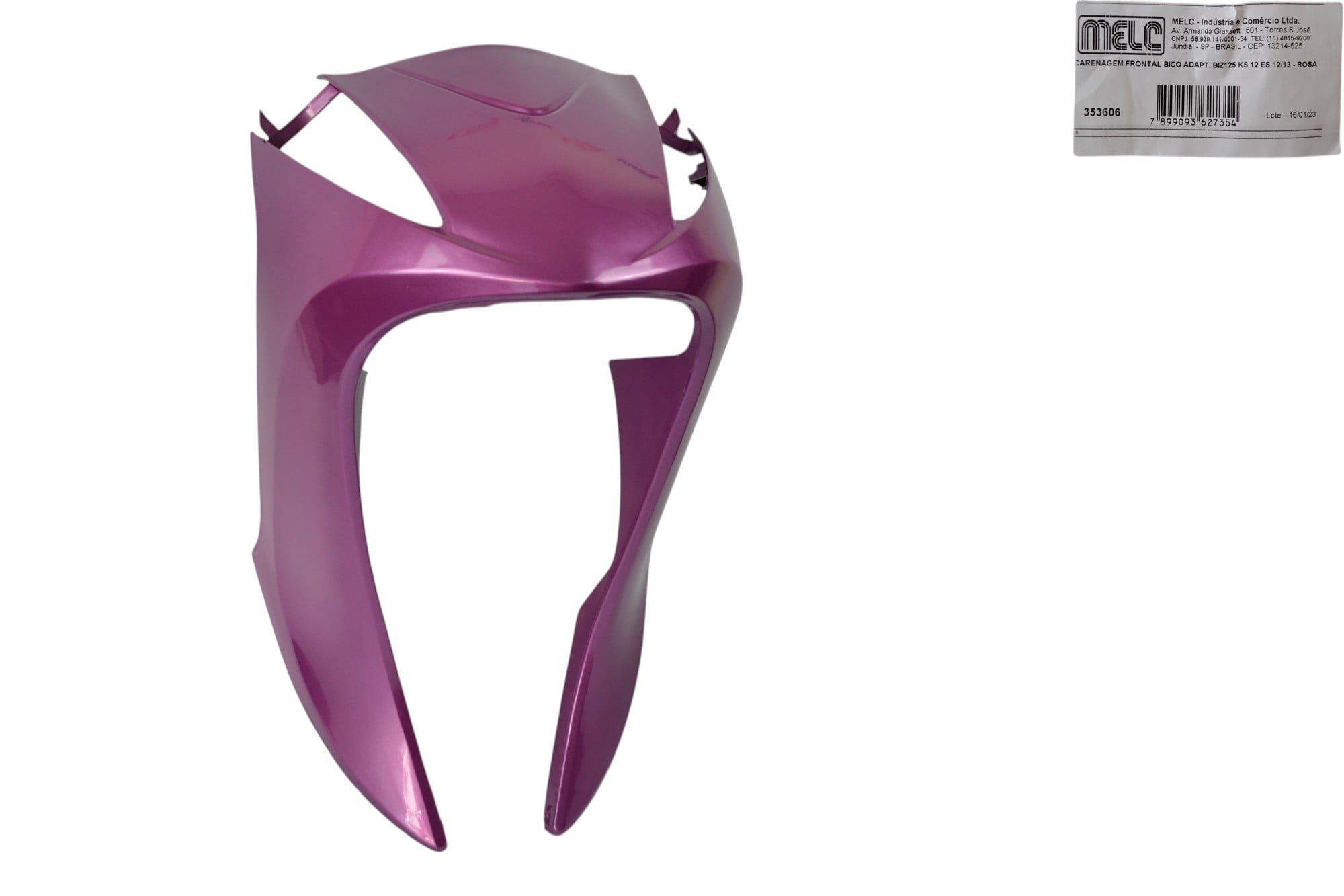 CARENAGEM FRONTAL ROSA BIZ 125 12/13